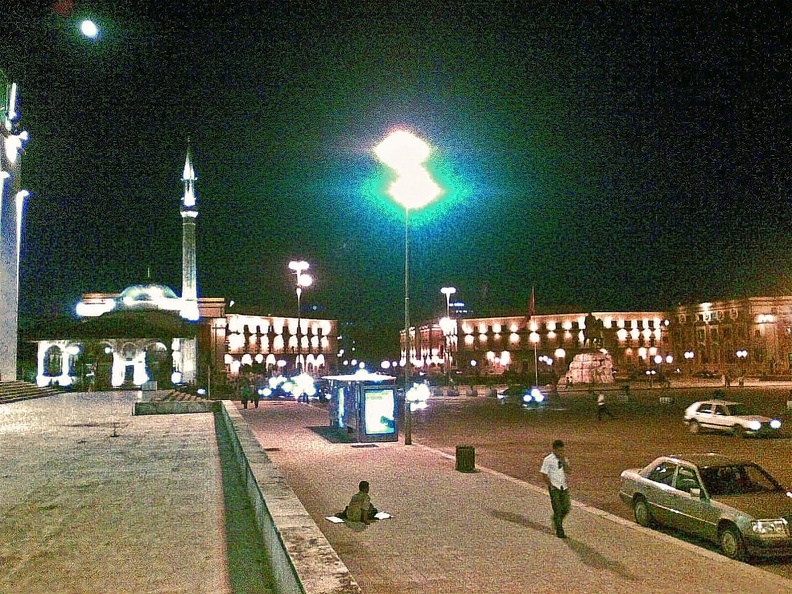 Tirana by night 4 red..jpg